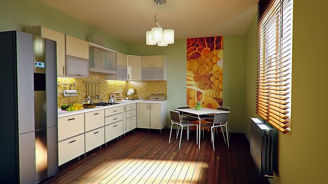 home appliances, modern kitchen