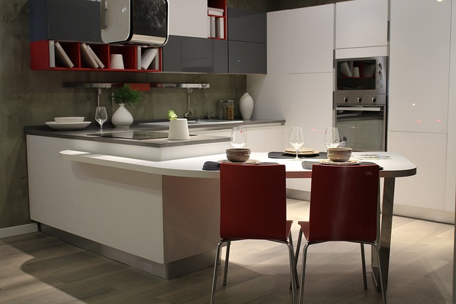 home appliances, modern kitchen