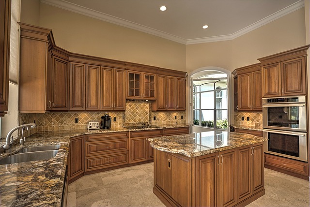 home appliances, modern kitchen