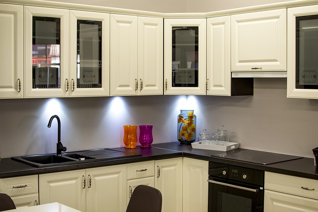 home appliances, modern kitchen