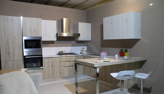 home appliances, modern kitchen