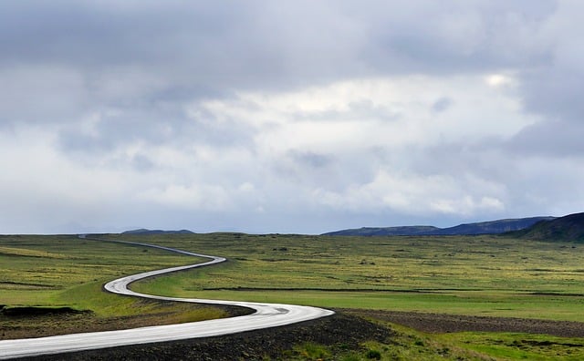 RV, open road