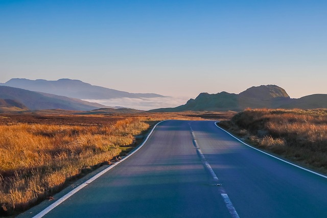 RV, open road