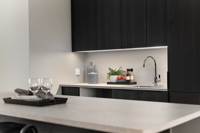 home appliances, modern kitchen