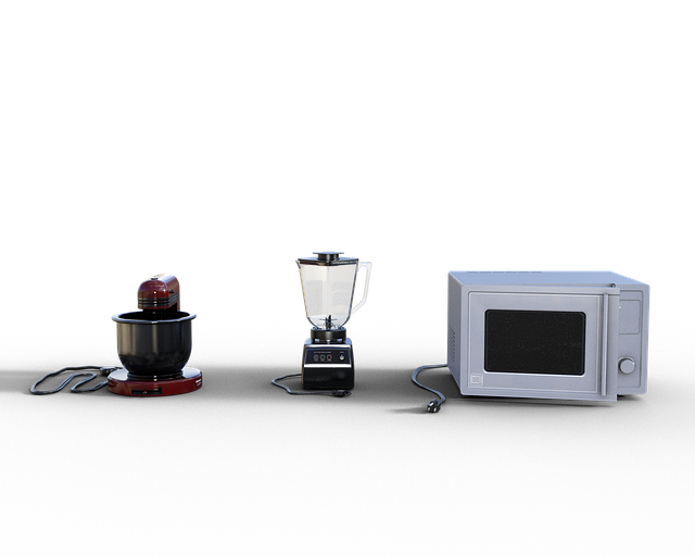 home appliances, modern kitchen