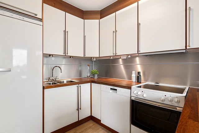 home appliances, modern kitchen
