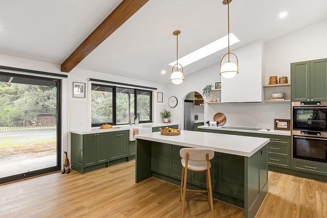 home appliances, modern kitchen