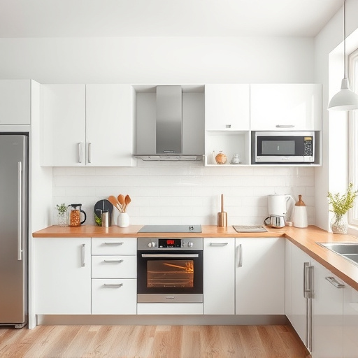 home appliances, modern kitchen