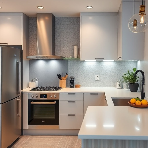 home appliances, modern kitchen