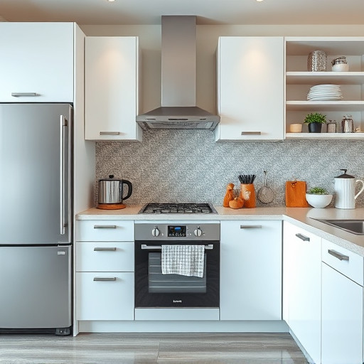 home appliances, modern kitchen
