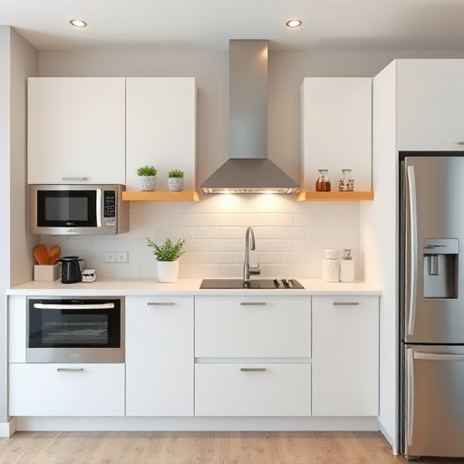home appliances, modern kitchen