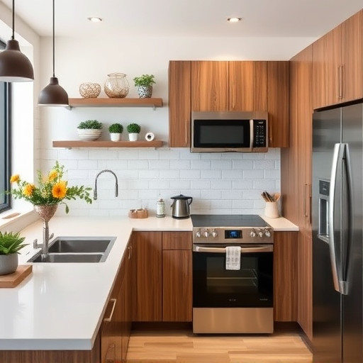 home appliances, modern kitchen