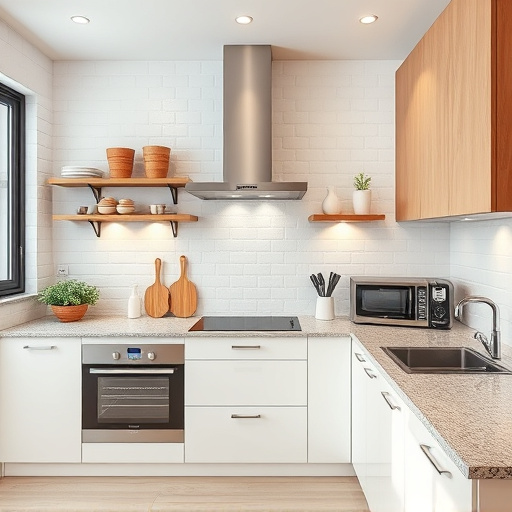 home appliances, modern kitchen