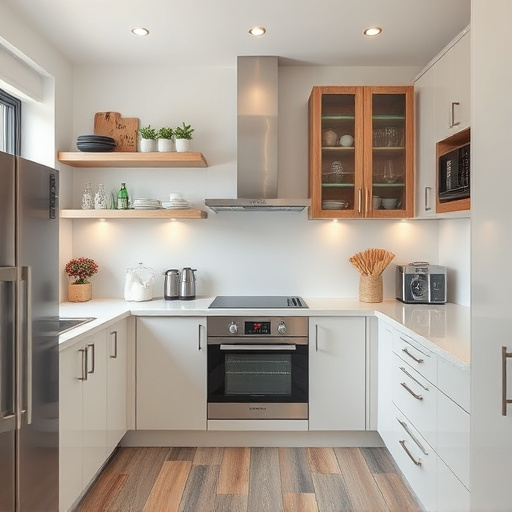 home appliances, modern kitchen