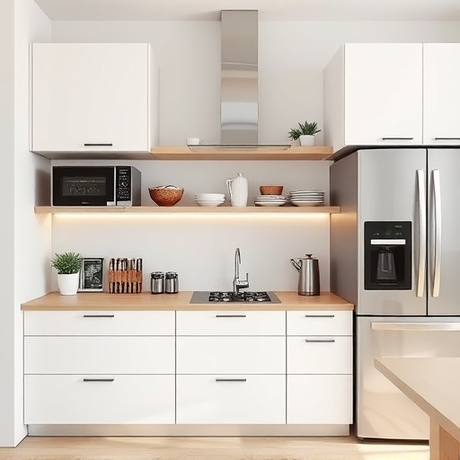 home appliances, modern kitchen