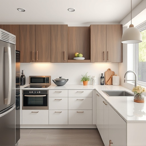 home appliances, modern kitchen