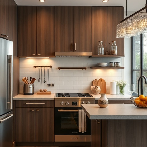 home appliances, modern kitchen