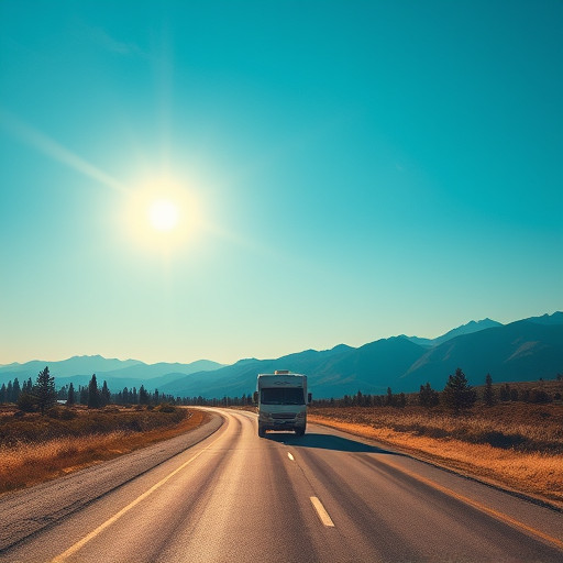 RV, open road