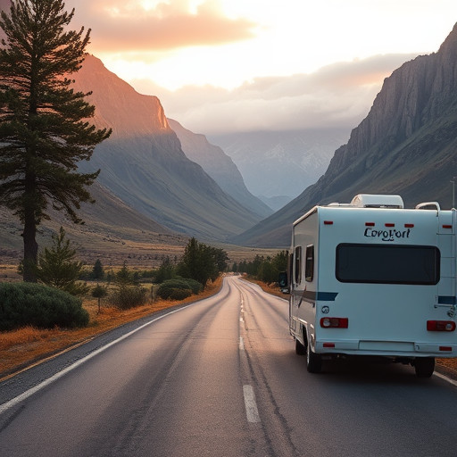 RV, open road