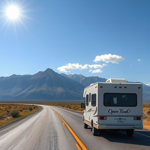 RV, open road