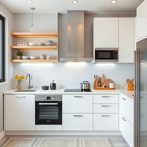 home appliances, modern kitchen