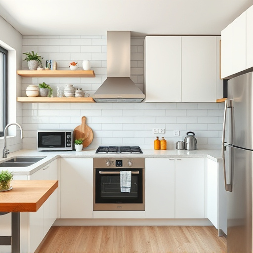 home appliances, modern kitchen