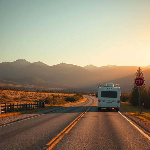 RV, open road