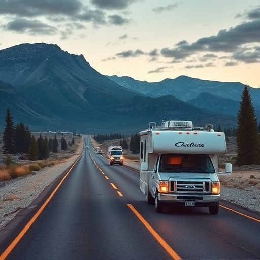 RV, open road