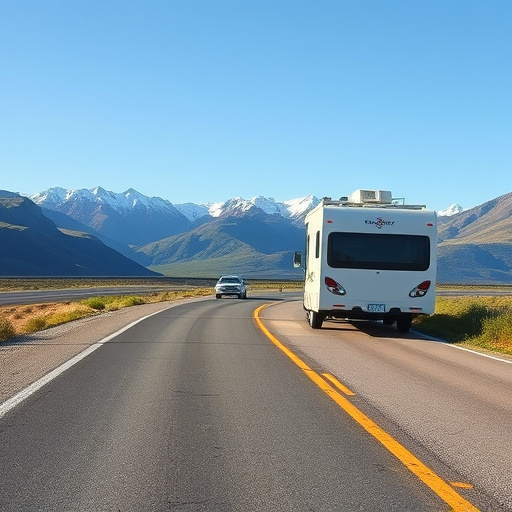 RV, open road