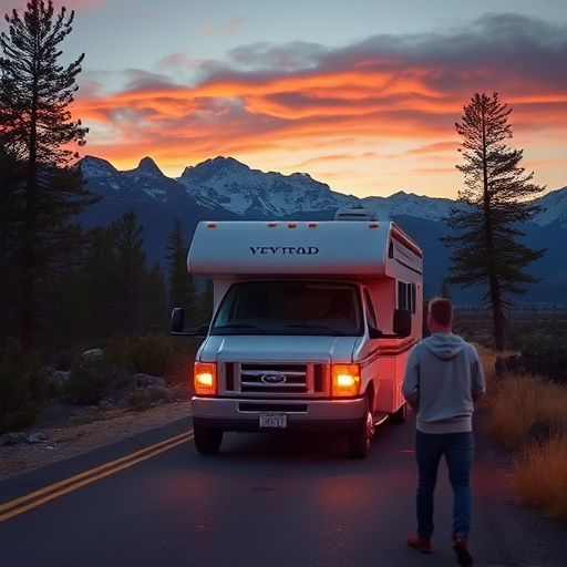 RV, open road