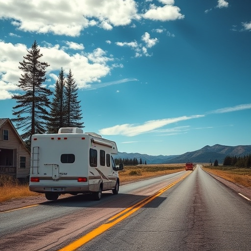 RV, open road