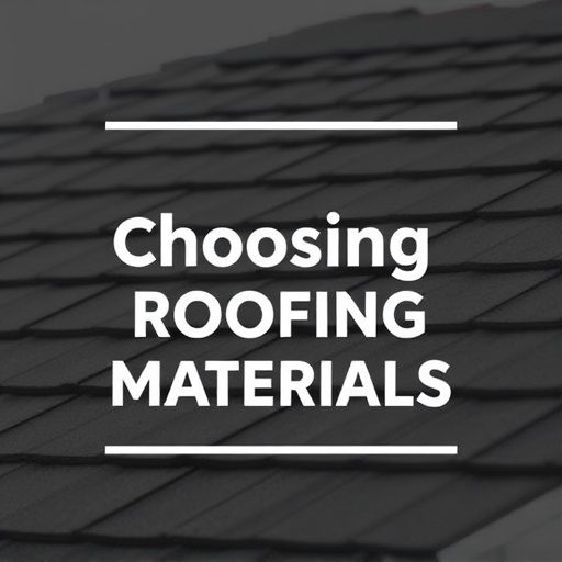 Choosing Roofing Materials