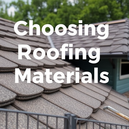 Choosing Roofing Materials
