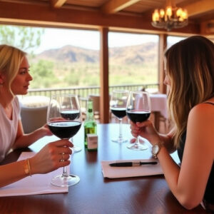 Unwind at Pet-Friendly Wine Tastings in Oro Valley with Mountain Views