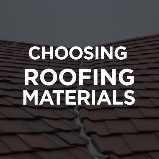 Choosing Roofing Materials