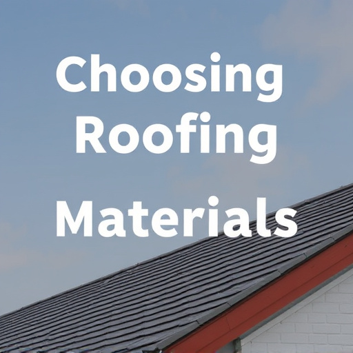 Choosing Roofing Materials