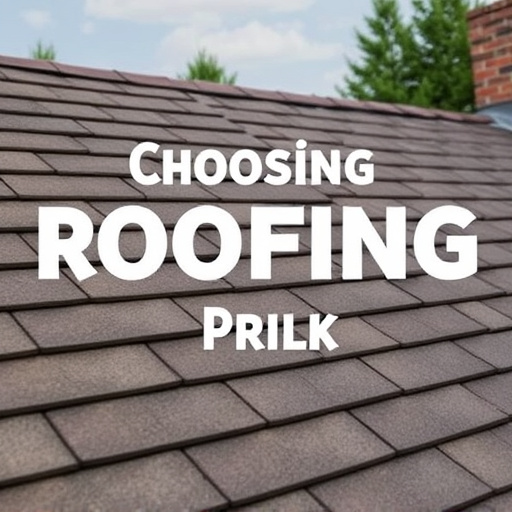 Choosing Roofing Materials