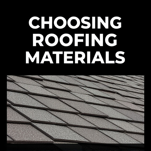 Choosing Roofing Materials