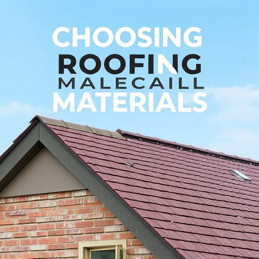 Choosing Roofing Materials