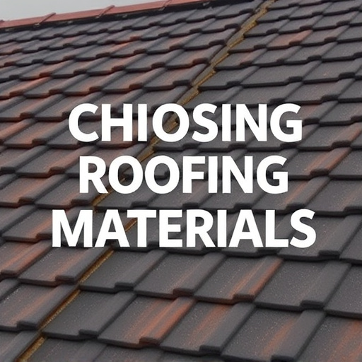 Choosing Roofing Materials