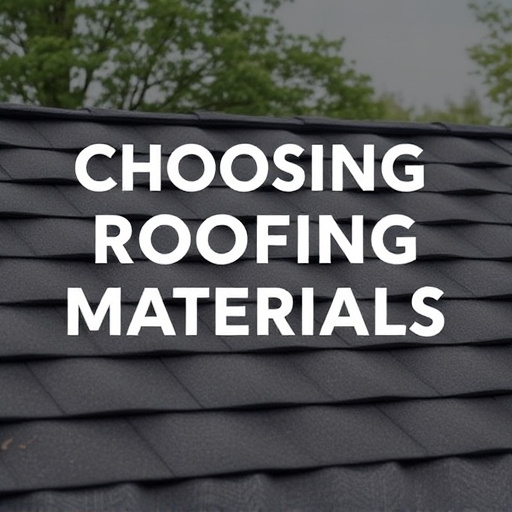 Choosing Roofing Materials
