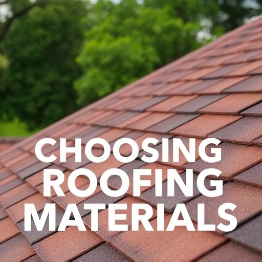 Choosing Roofing Materials