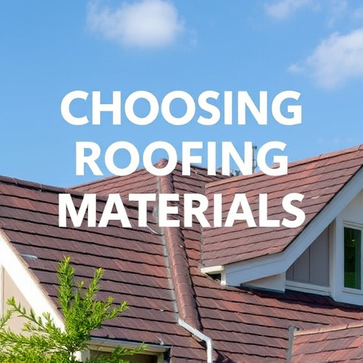 Choosing Roofing Materials