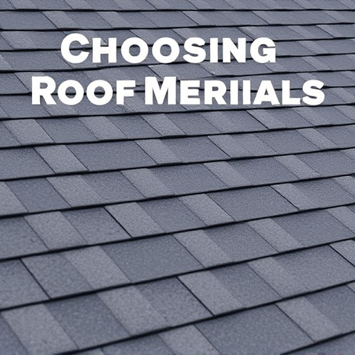 Choosing Roofing Materials
