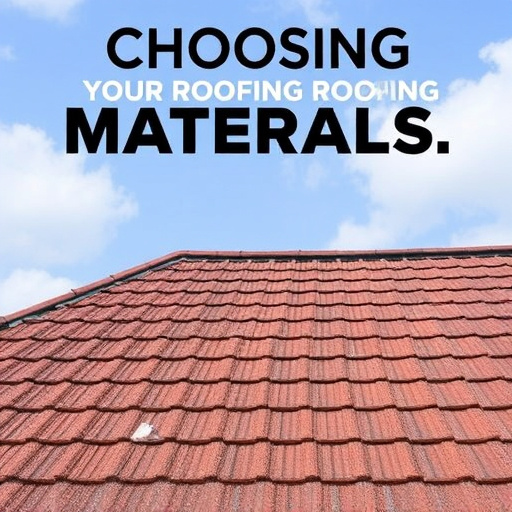 Choosing Roofing Materials