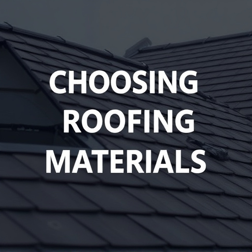 Choosing Roofing Materials