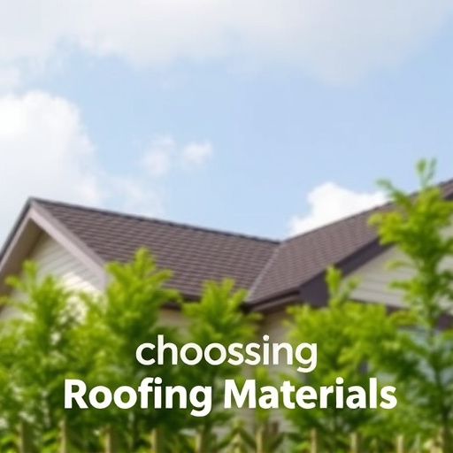 Choosing Roofing Materials