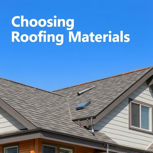 Choosing Roofing Materials