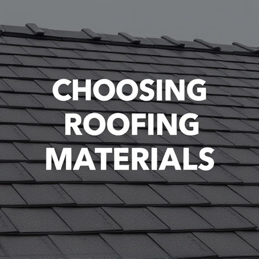 Choosing Roofing Materials