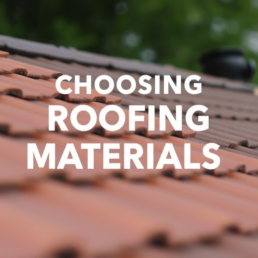 Choosing Roofing Materials